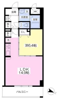 ラグーナコート【2階】の間取り