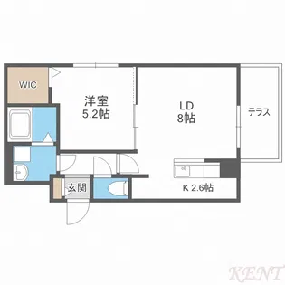 ドルチェ621【1階】の間取り