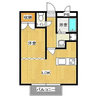 キャッスル嘉瀬【2階】の間取り