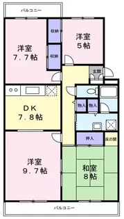 ライトコート斉藤II【4階】の間取り