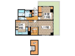 宮内商事ビル【1階】の間取り