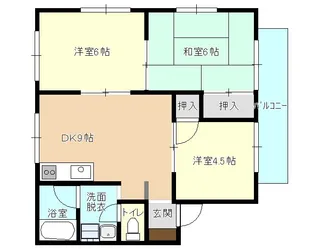 オリーブハウス多治米【2階】の間取り