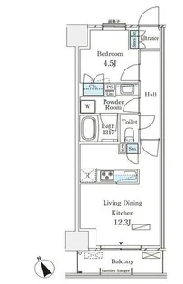 パークナードフィット南青山Garden【3階】の間取り