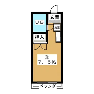 コーポきど【2階】の間取り