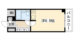 兵庫県西宮市上甲子園4【マンション】の間取り