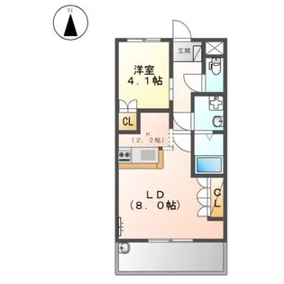 Wisteria Village【2階】の間取り