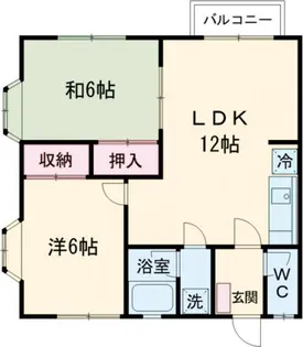 メゾン・ド・サングリーエ【2階】の間取り