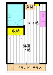 東京都練馬区小竹町1【アパート】の間取り