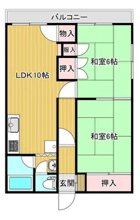 ときわマンション【5階】の間取り