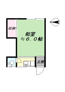 第二江南荘【2階】の間取り