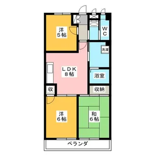 ファムール井荻【2階】の間取り