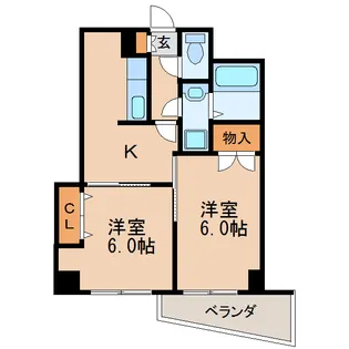 第3タジックビル【3階】の間取り