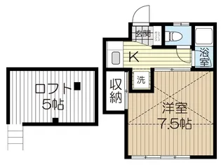 スワンレイクK【2階】の間取り