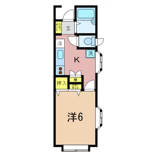 ニュンバ【2階】の間取り