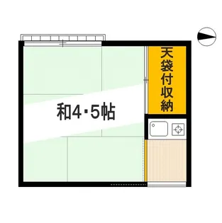 東京都中野区本町4【アパート】の間取り