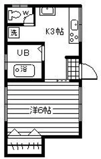 プチメゾン福田【1階】の間取り
