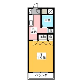 弘和ハイツ【3階】の間取り