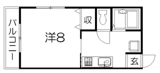 静岡県浜松市中央区初生町【アパート】の間取り