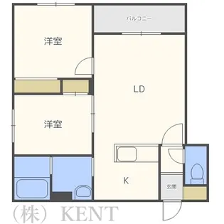 Ambit発寒(アンビット発寒)【3階】の間取り