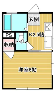 高村ハイツ【2階】の間取り