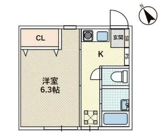 神奈川県小田原市小八幡2【アパート】の間取り