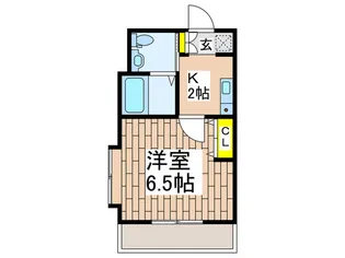 ビッグオレンジ中里A棟【2階】の間取り