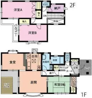 千葉県木更津市畑沢南6【一戸建】の間取り