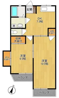 グリンパーク【2階】の間取り