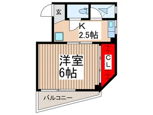 コ-ポコスモス【2階】の間取り