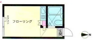 b’CASA鹿島田Ire-born【2階】の間取り