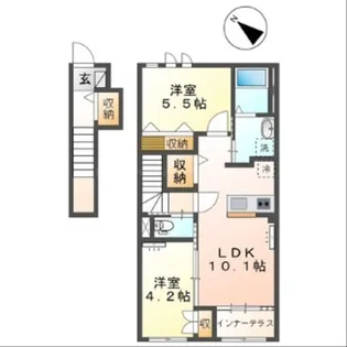 爽海Lien【2階】の間取り