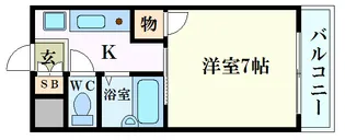 コンフォーレひかり【4階】の間取り