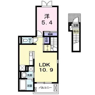 モデルノ【2階】の間取り