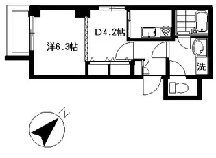 東京都渋谷区桜丘町【マンション】の間取り