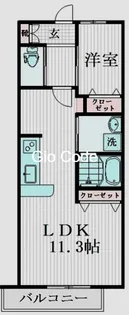 RESERVE H&M RESIDENCE【1階】の間取り