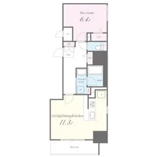 IE伏見【7階】の間取り