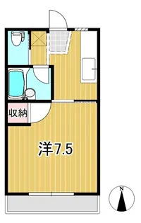 天神荘【2階】の間取り