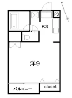 にっしょくビル【4階】の間取り