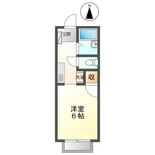 フォブール今里【1階】の間取り