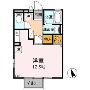 エフハウス桑間【2階】の間取り