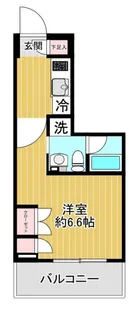 ベルグレード川崎AZ【5階】の間取り