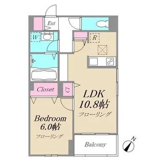 神奈川県相模原市南区南台3【アパート】の間取り