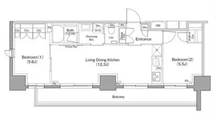 東京都豊島区巣鴨4【マンション】の間取り