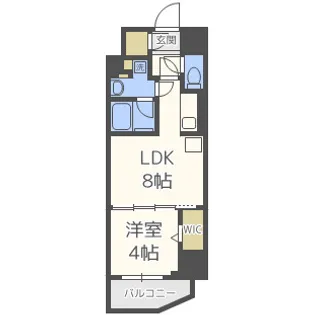 アーバネックス西天満【12階】の間取り