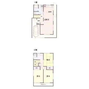 東京都大田区田園調布1【一戸建】の間取り