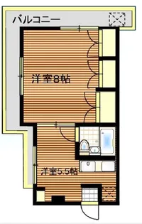 OSコーポ田無【5階】の間取り