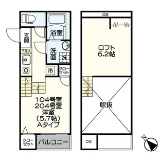 SQUARE千種(スクエアチクサ)【1階】の間取り