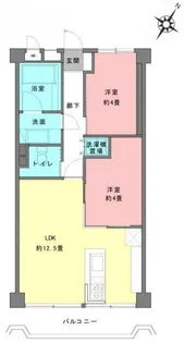 横須賀第2ライオンズマンション【10階】の間取り