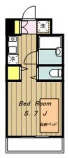 ウインドベル学生マンション【2階】の間取り