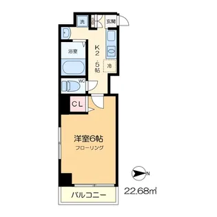 クレールメゾンMS【2階】の間取り